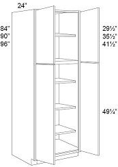 Pantry Cabinet Double Door