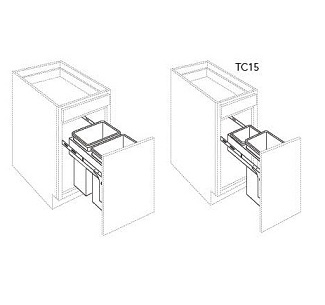 Trash Can (W/ Full Extension Slides)