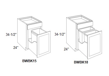 Waste Basket Base Cabinet