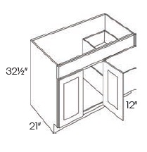 Double Door and Drawer Sink Base Vanity