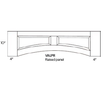 Standard Raised Valance