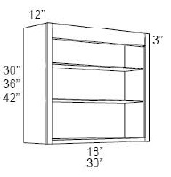 Wall Open Shelf