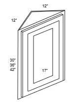 Wall Triangle End Cabinet