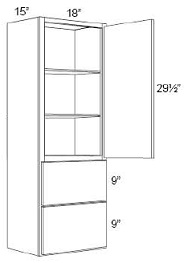 Wall with Drawers