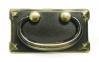  M235 Mission plate handle in Dark Antique Brass 