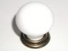  M117 Small knob in German Bronze & White 