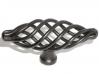  M623 Medium Oval Twist Knob in Patine Black 