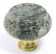  M126 Verde Maritaka Granite with Brass base 